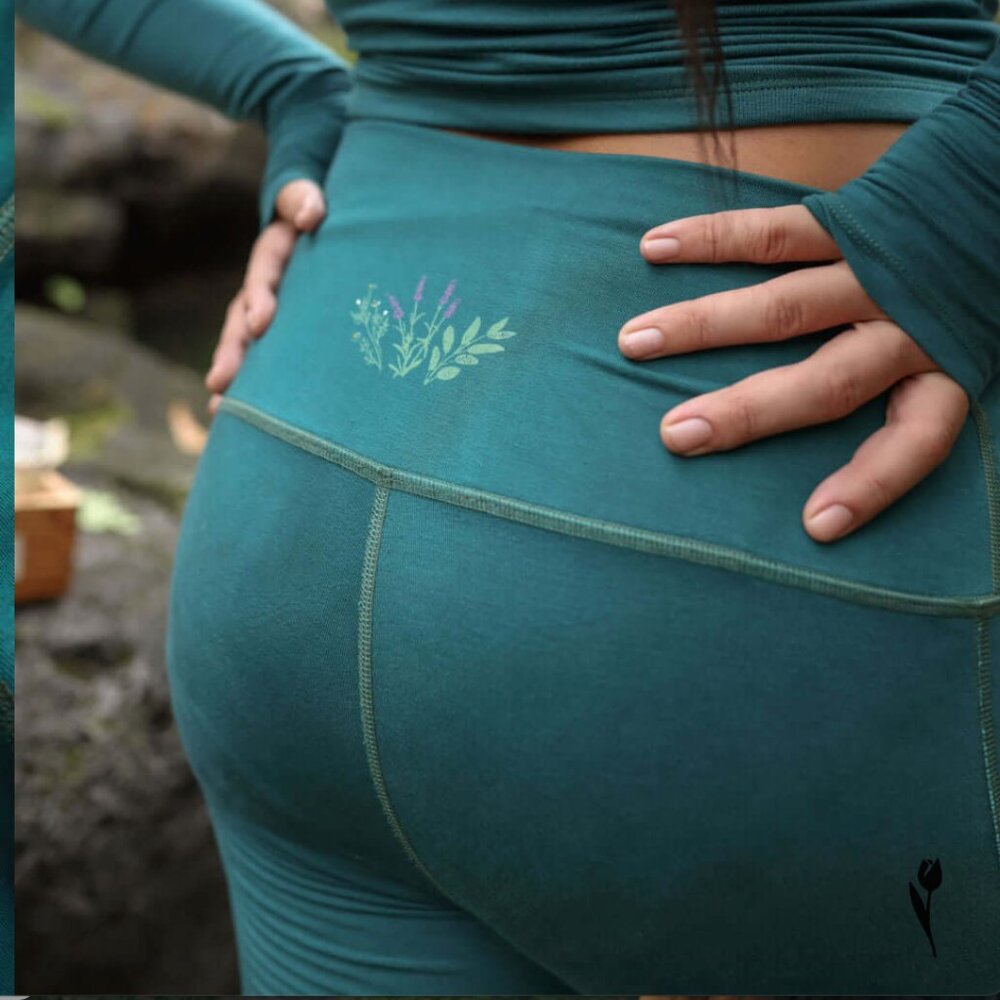 Purusha People Sacred Herbs Pocket Leggings - M